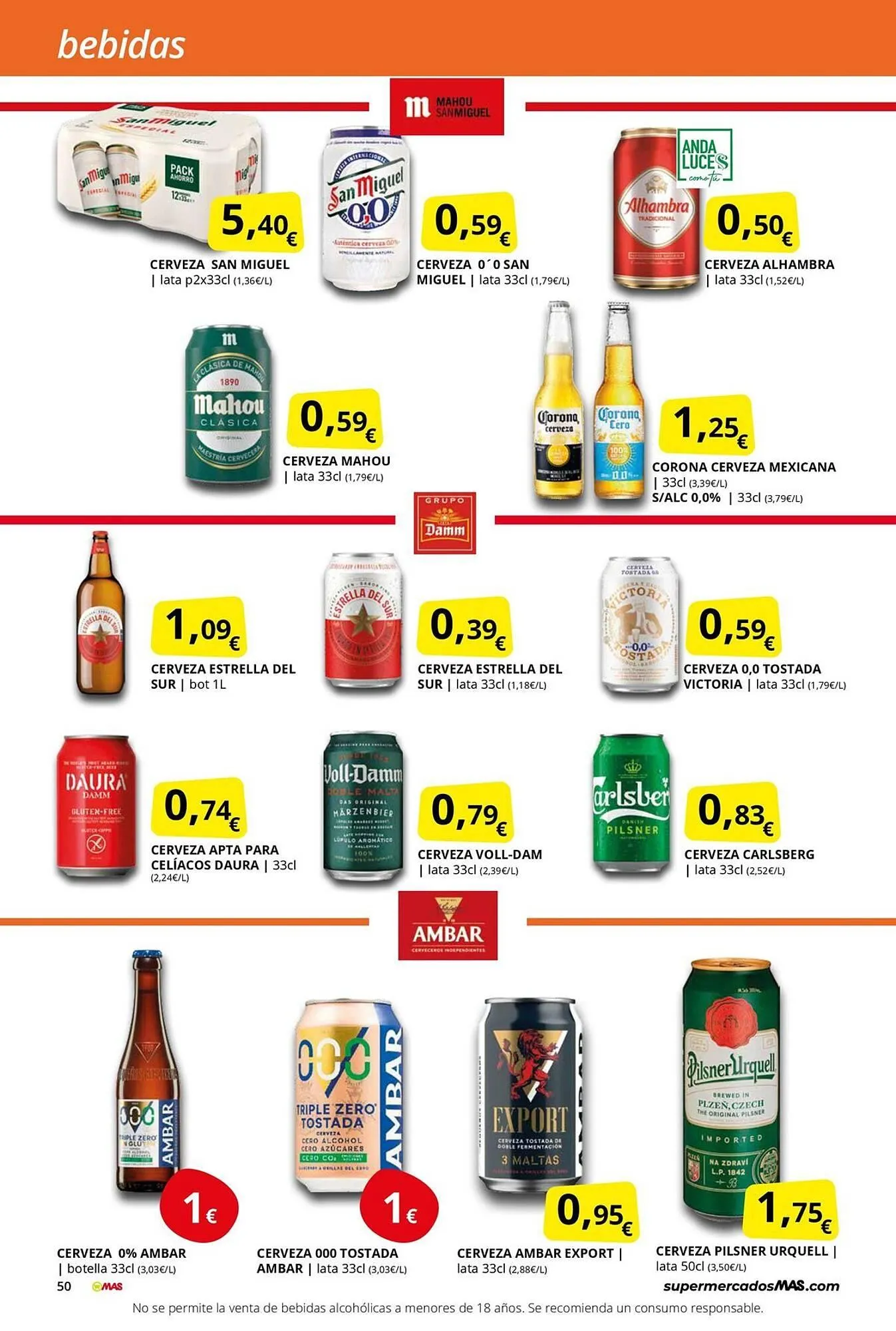 Catálogo de Folleto Supermercados MAS 31 de octubre al 30 de noviembre 2025 - Página 50