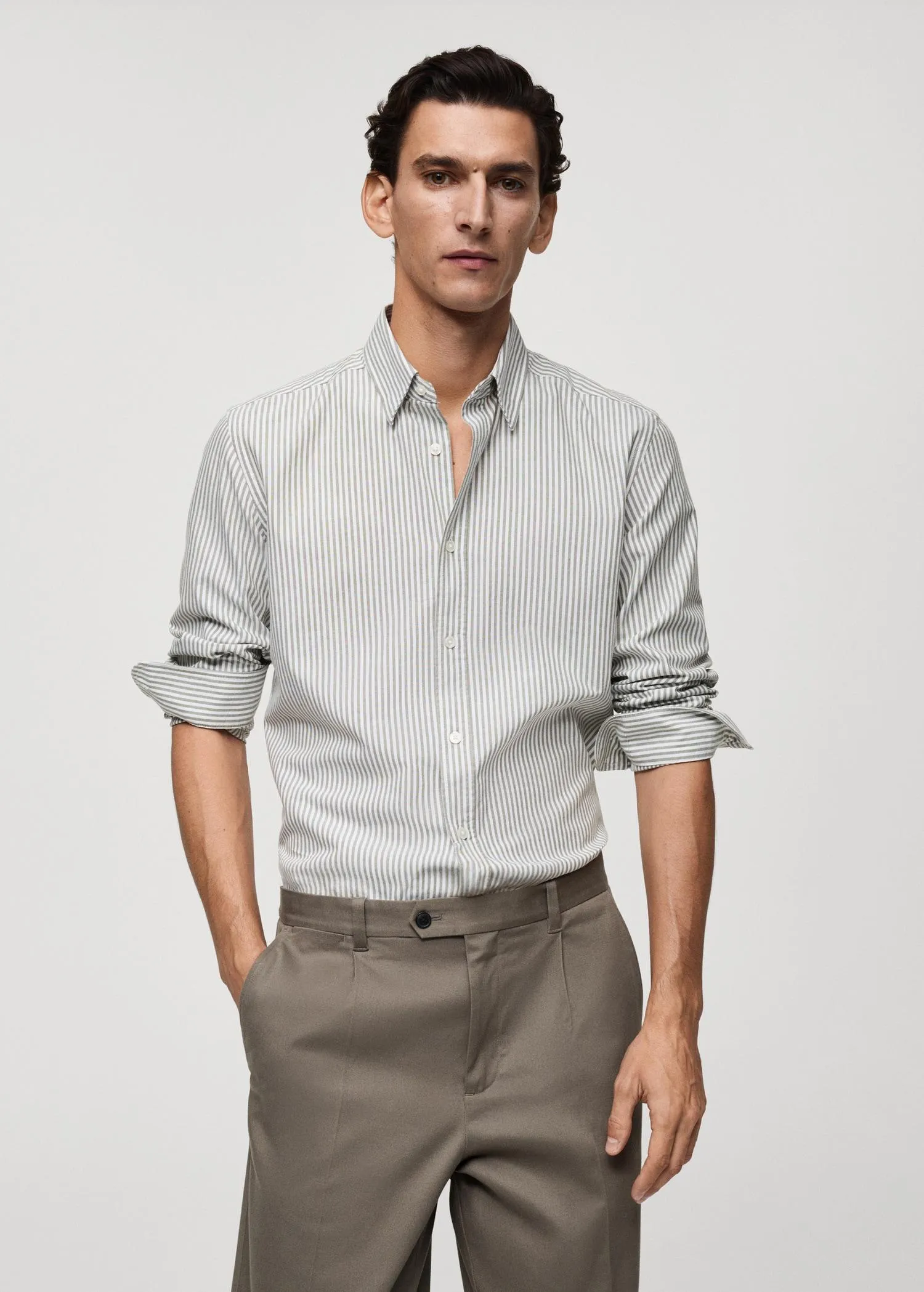 Camisa 100% algodón rayas kodak