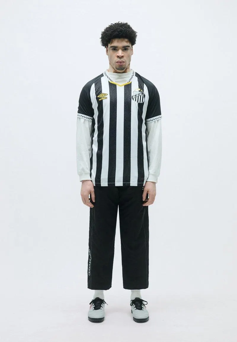 BRAZIL SANTOS AWAY UNISEX - Camiseta estampada - black/white