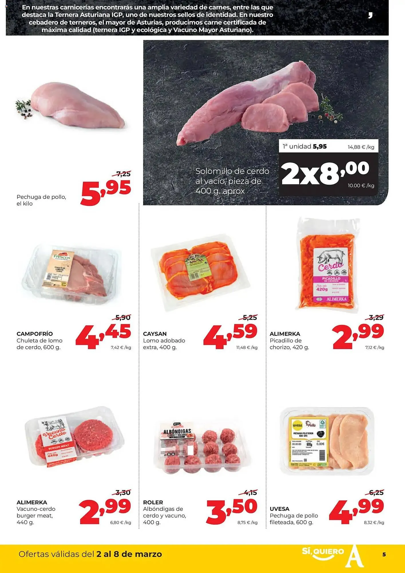 Catálogo de Folleto Alimerka 2 de marzo al 8 de marzo 2026 - Página 5