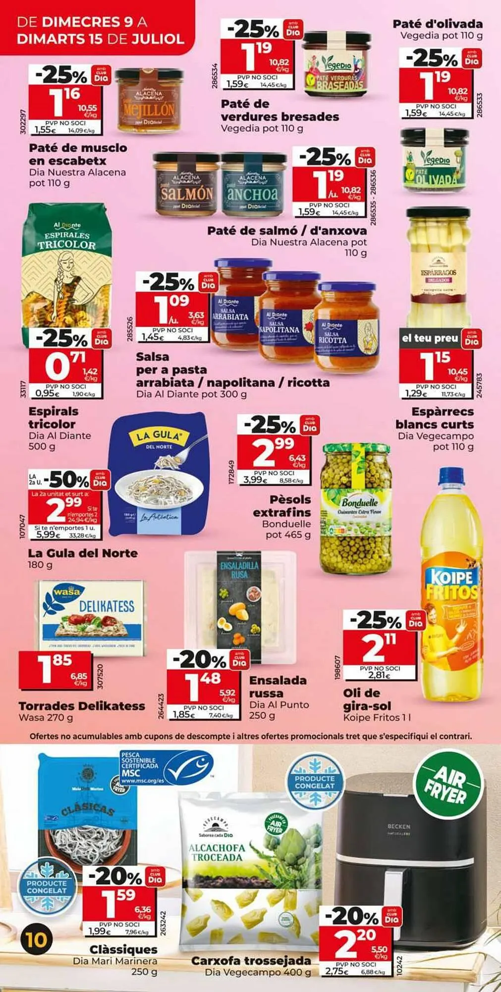 Catálogo de Folleto Maxi Dia 9 de julio al 15 de julio 2025 - Página 10