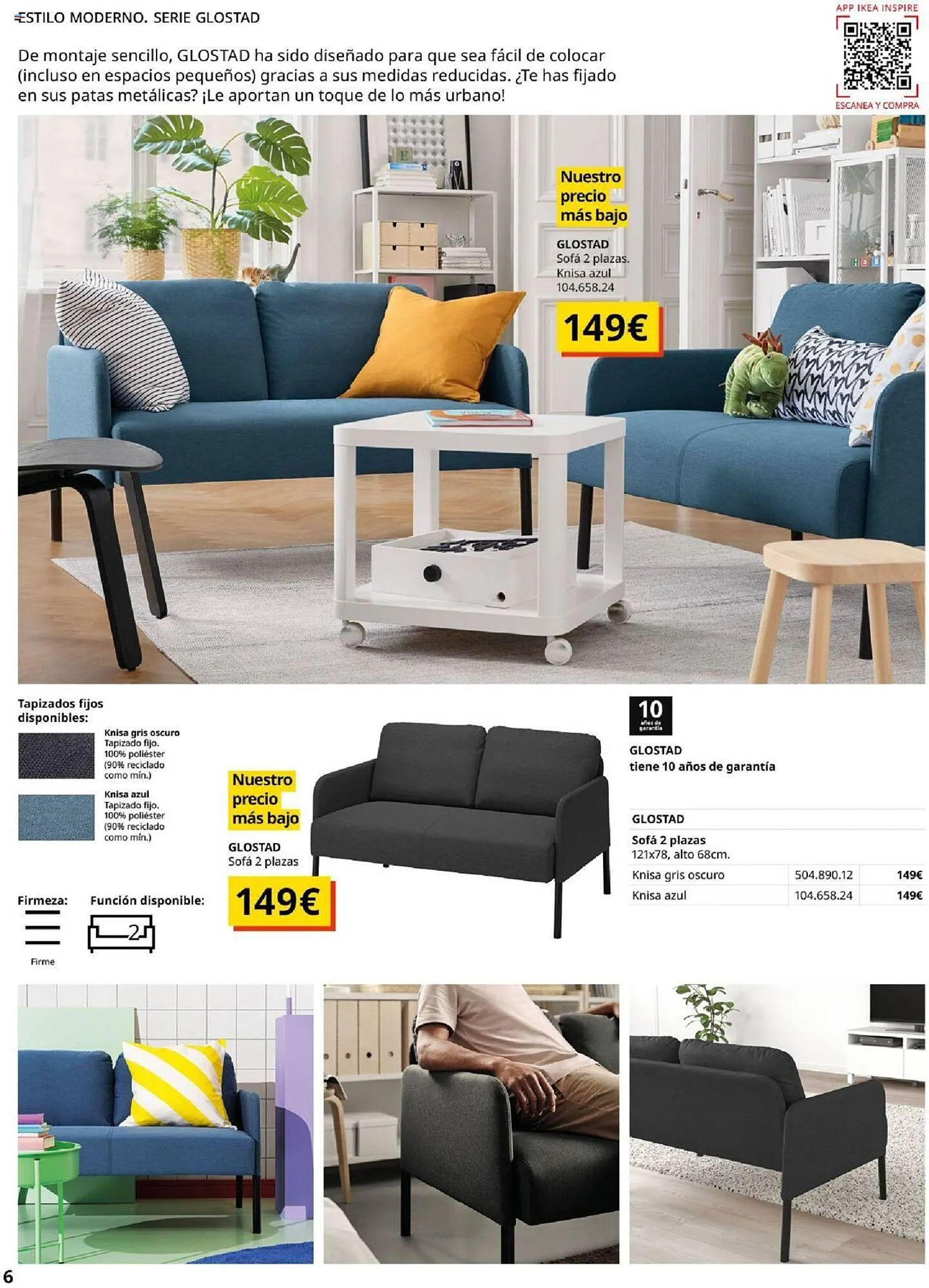Catálogo de Folleto IKEA Sofás 4 de septiembre al 31 de enero 2025 - Página 6