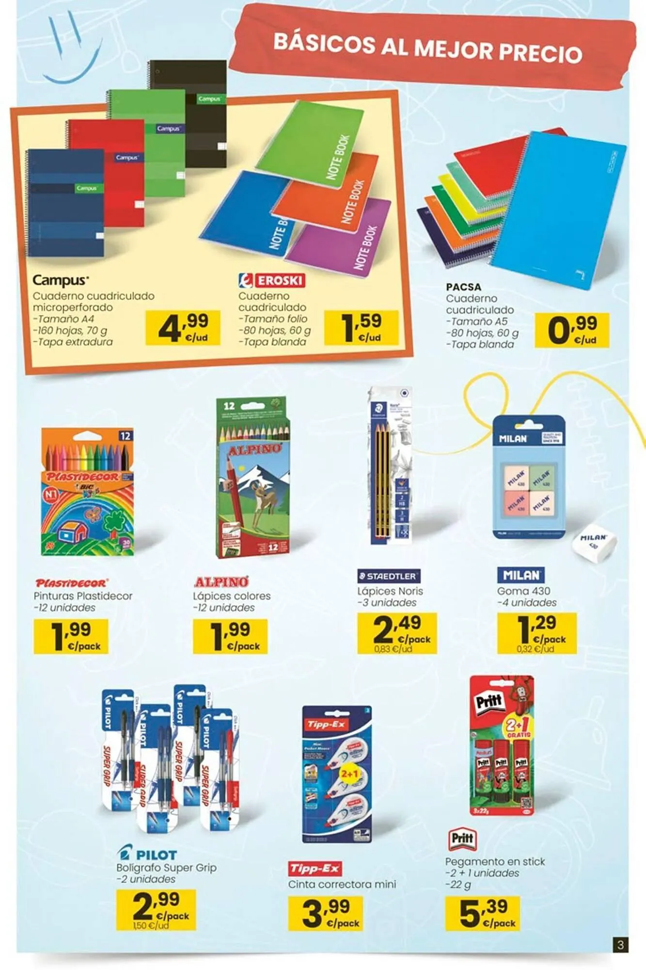 Catálogo de Folleto Eroski 21 de agosto al 17 de septiembre 2025 - Página 3