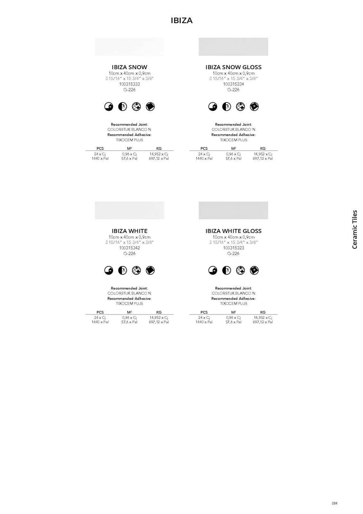 Catálogo de Folleto Porcelanosa 31 de marzo al 8 de febrero 2024 - Página 266