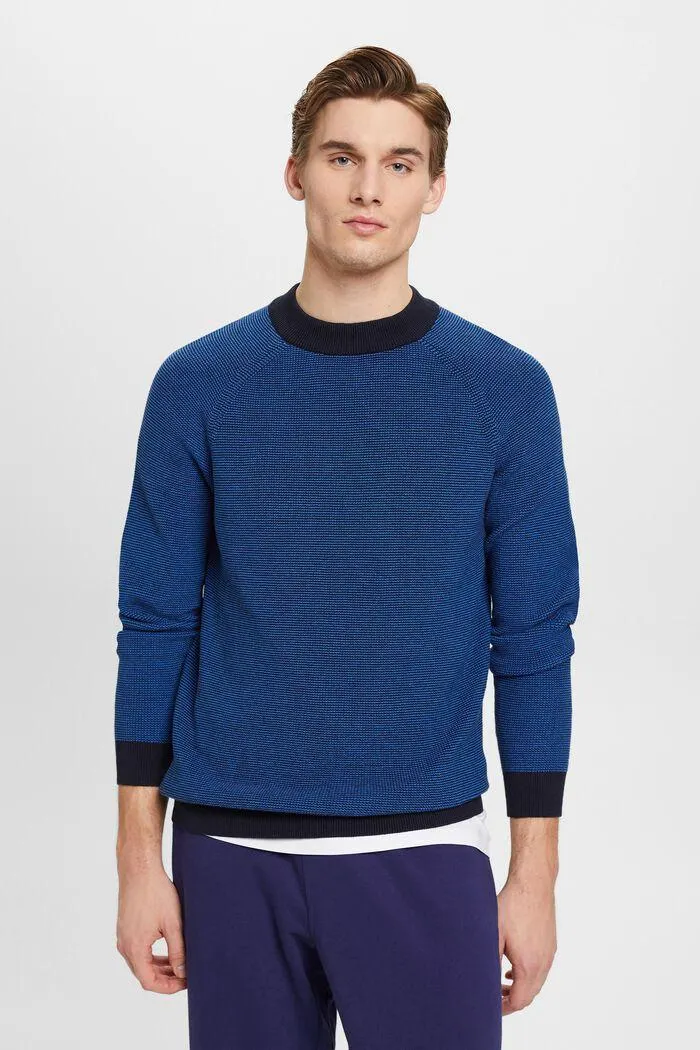 Jersey de rayas y cuello alto