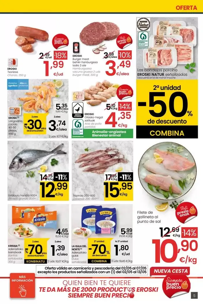 Catálogo de AUKERA OFERTA EROSKI CITY 2 de mayo al 13 de mayo 2025 - Página 5