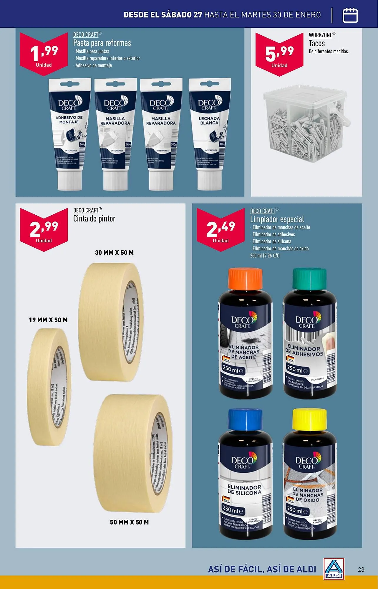 Catálogo de Folleto ALDI 24 de enero al 30 de enero 2024 - Página 23