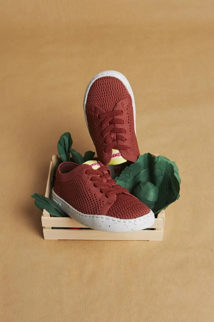 Peu Touring Zapato abierto de tejido rojo