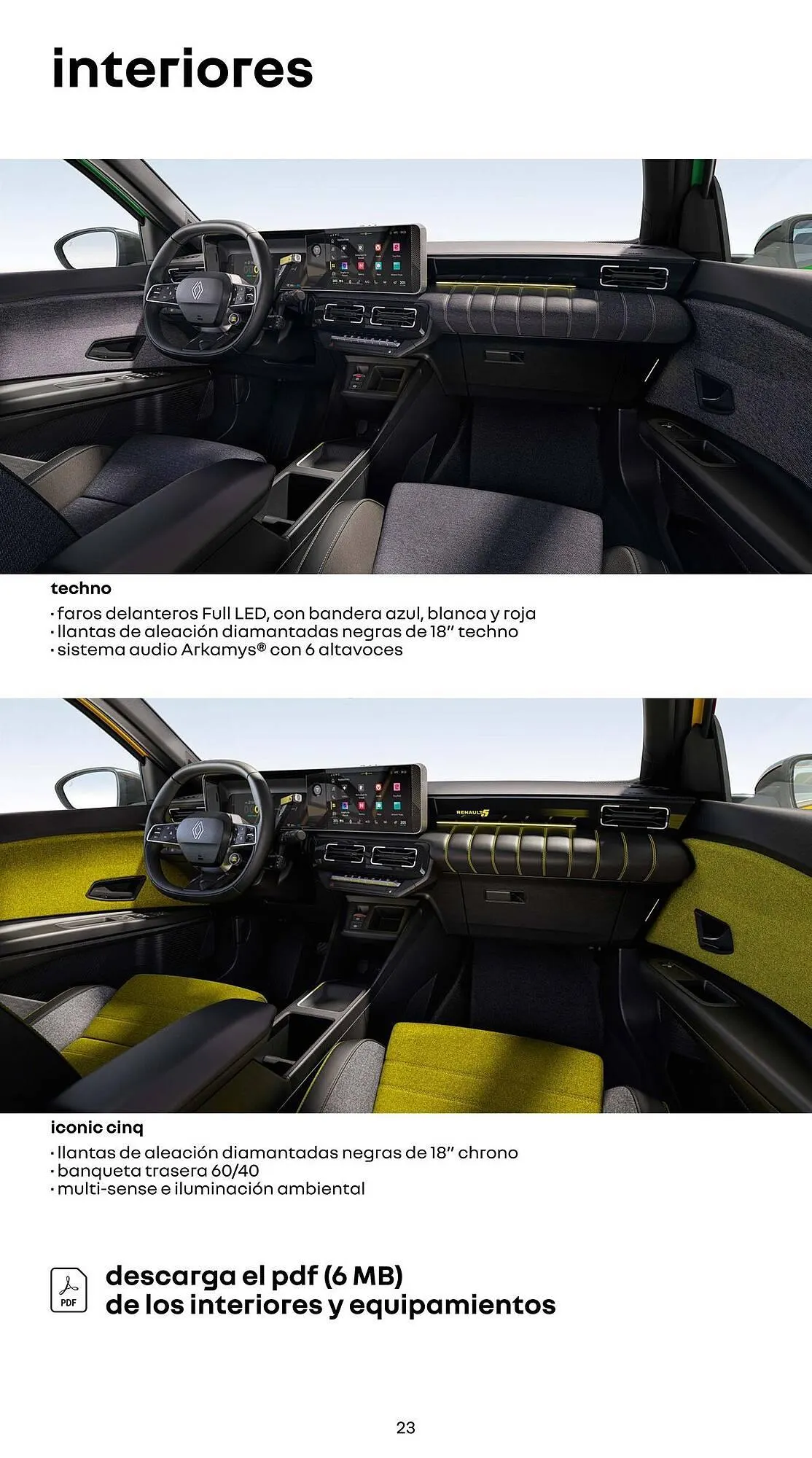 Catálogo de Folleto Renault 5 e-tech 5 de septiembre al 5 de septiembre 2025 - Página 23