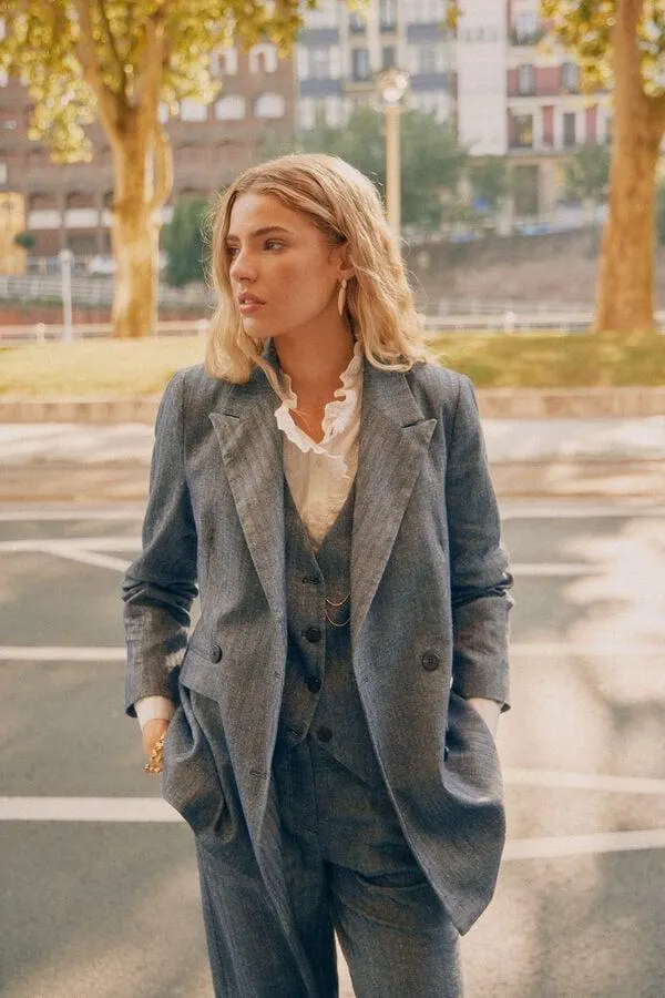 Elsa. Americana cruzada de espiga