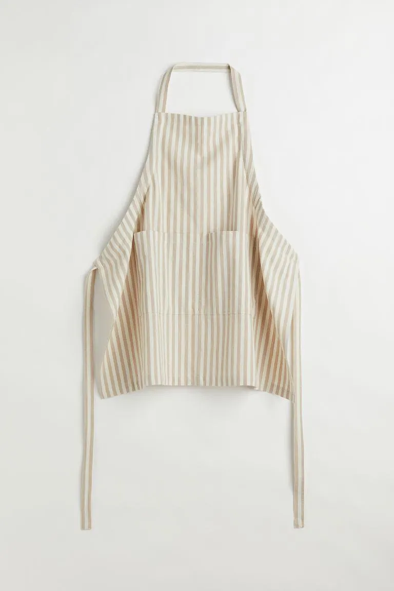 Delantal de rayas