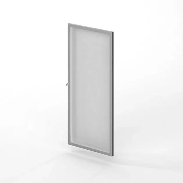 Vitrina 90x40cm Aluminio