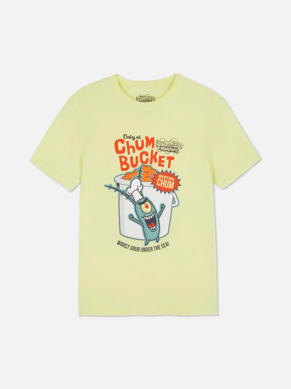 Camiseta con estampado de Plankton de Bob Esponja