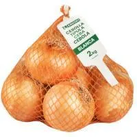 Cebolla blanca EROSKI, malla 2 kg