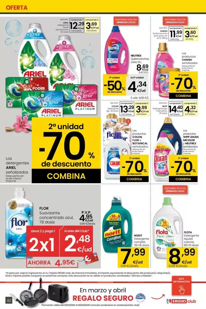 Catálogo de 2° unidad 70% de descuento 10 de abril al 29 de abril 2025 - Página 42