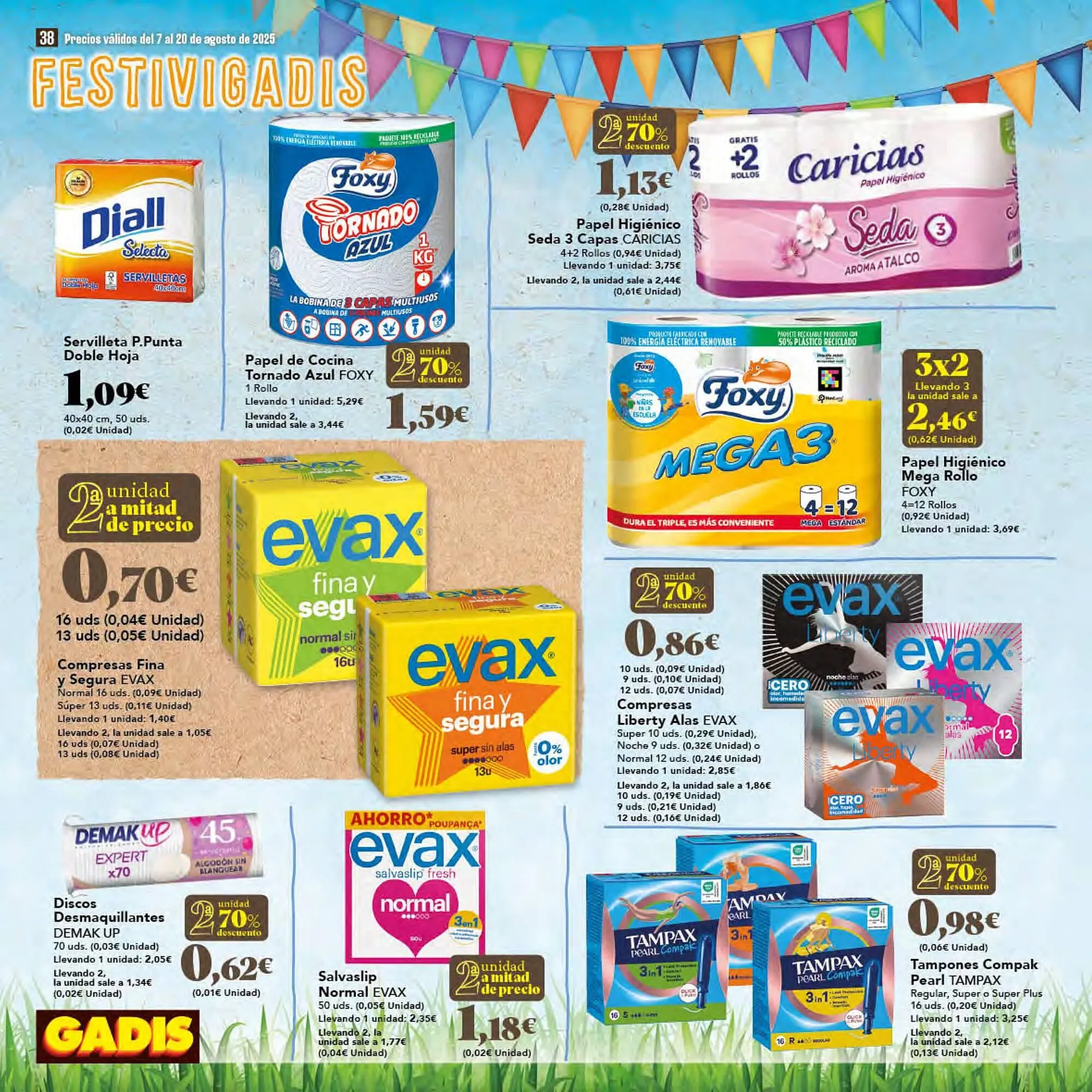 Catálogo de Folleto Gadis 7 de agosto al 21 de agosto 2025 - Página 38
