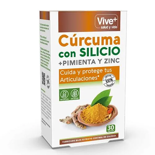 CÚRCUMA + SILICIO + PIMIENTA + ZINC 30C 22G