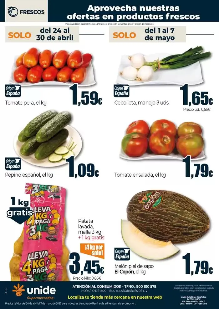 Catálogo de Máximo Ahorro en UNIDE Supermercados 24 de abril al 7 de mayo 2025 - Página 4