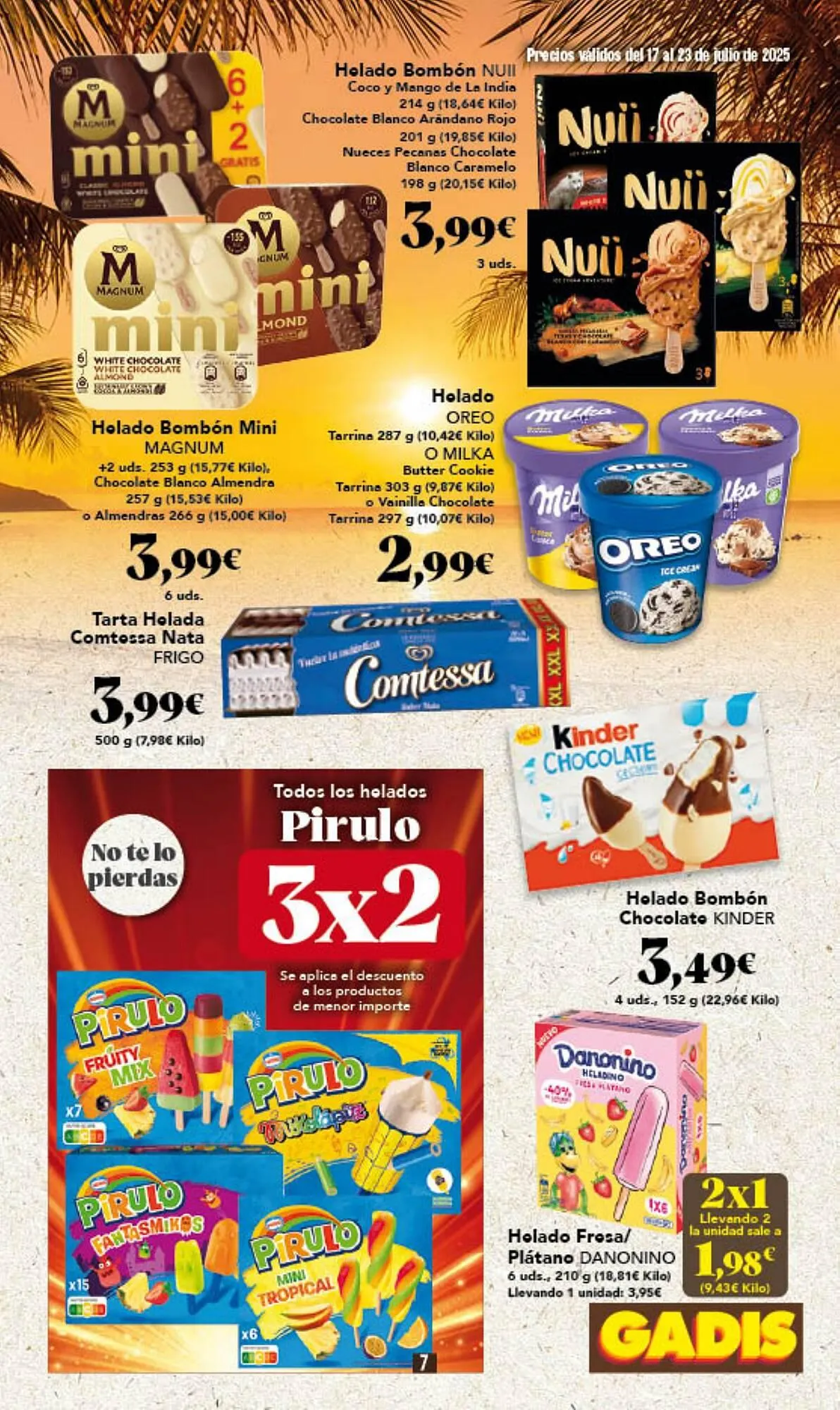 Catálogo de Folleto Gadis 17 de julio al 23 de julio 2025 - Página 7