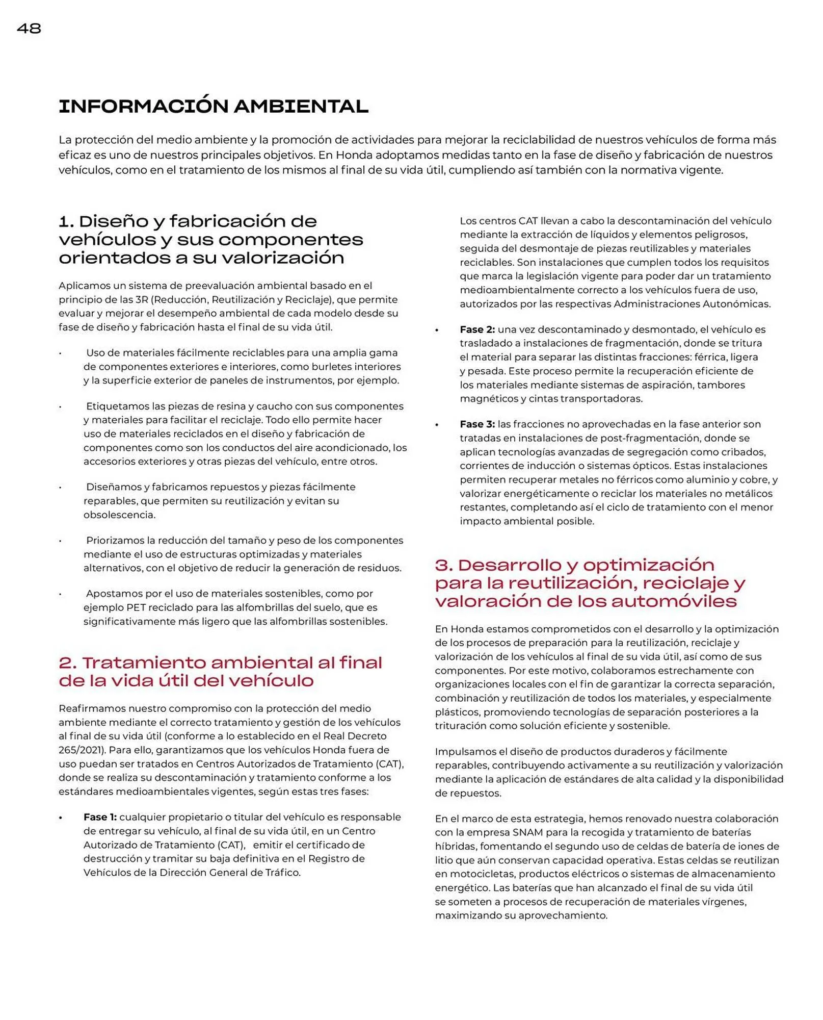 Catálogo de Folleto Honda 21 de enero al 31 de diciembre 2026 - Página 48