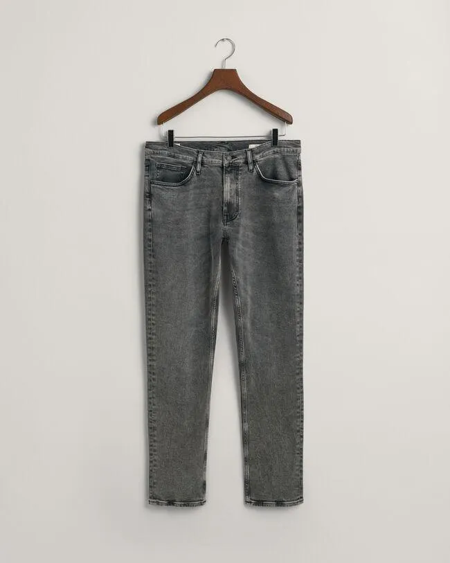 Vaqueros Slim Fit negros con lavado