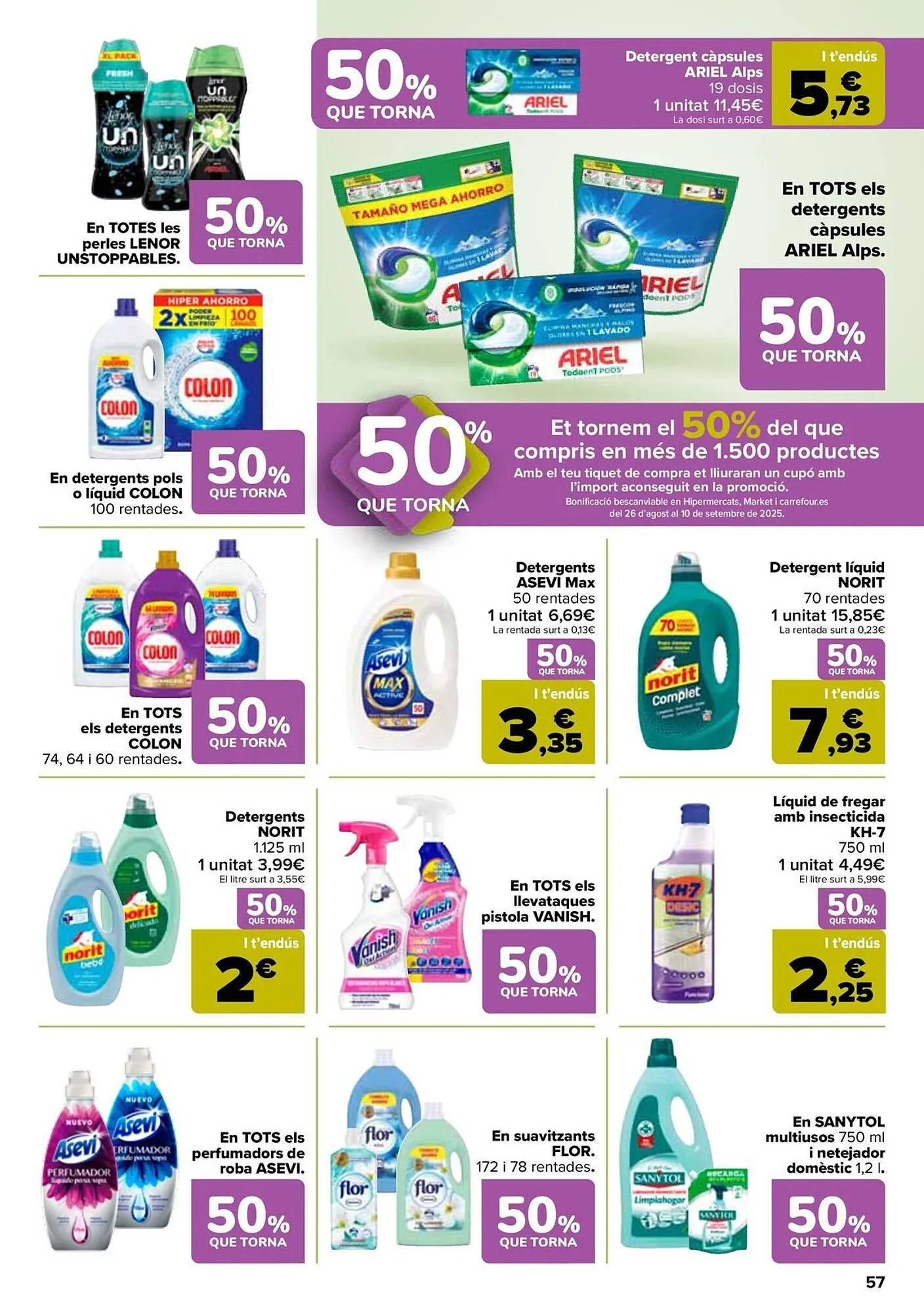 Catálogo de Folleto Carrefour 8 de agosto al 25 de agosto 2025 - Página 57