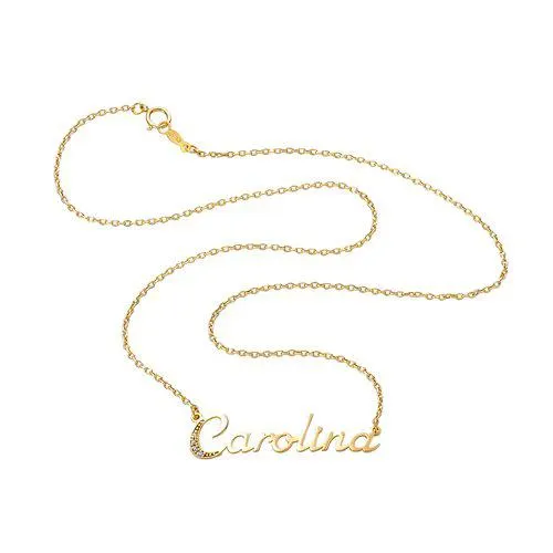 Gargantilla personalizada con nombre Oro