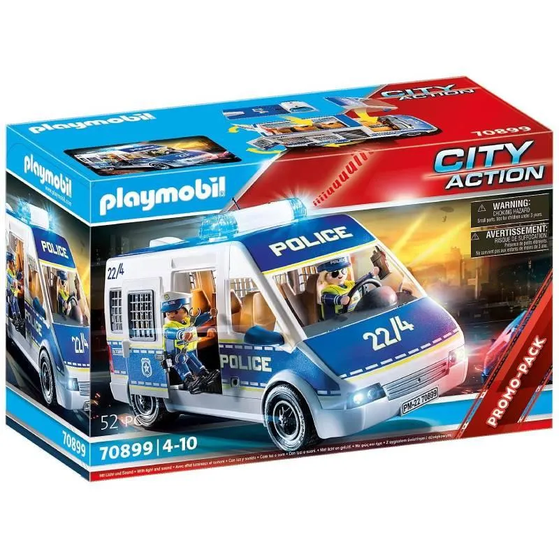 Playmobil City Action Coche de Policía con luz y sonido 70899