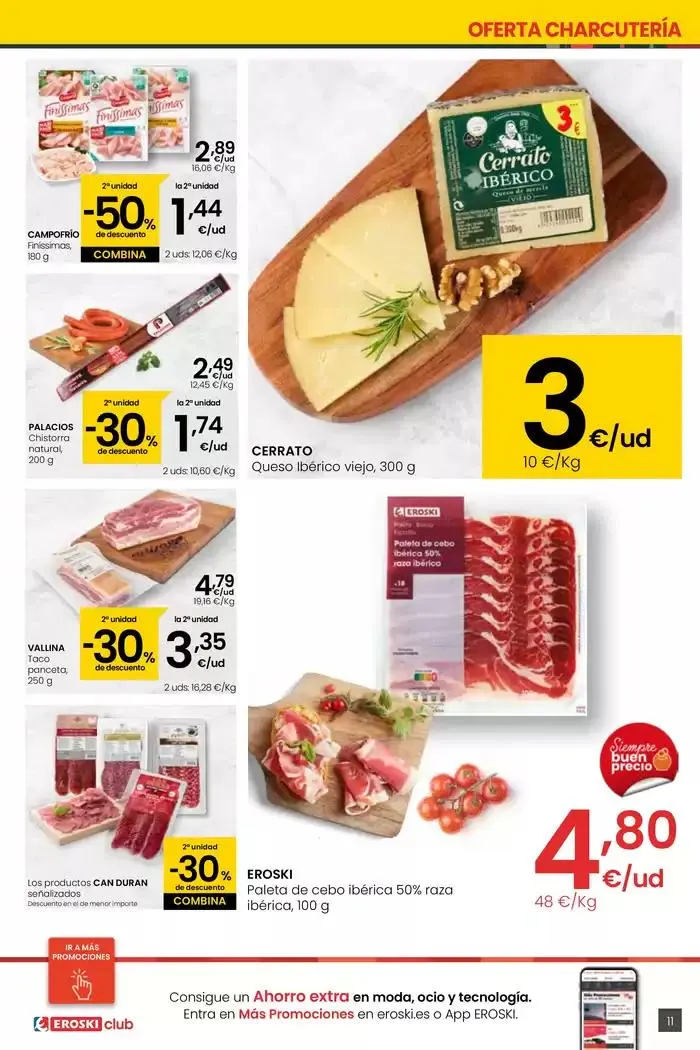 Catálogo de SUMA AHORRO EROSKI CENTER 2 de mayo al 13 de mayo 2025 - Página 11