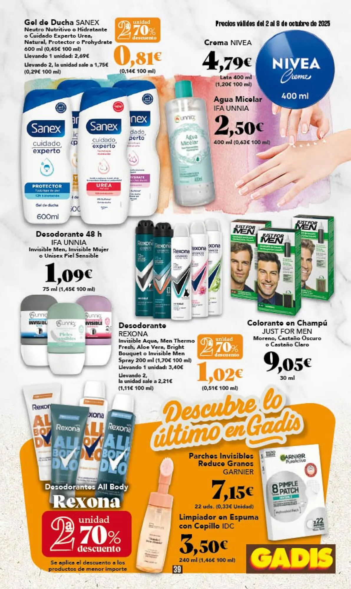Catálogo de Folleto Gadis 2 de octubre al 8 de octubre 2025 - Página 39