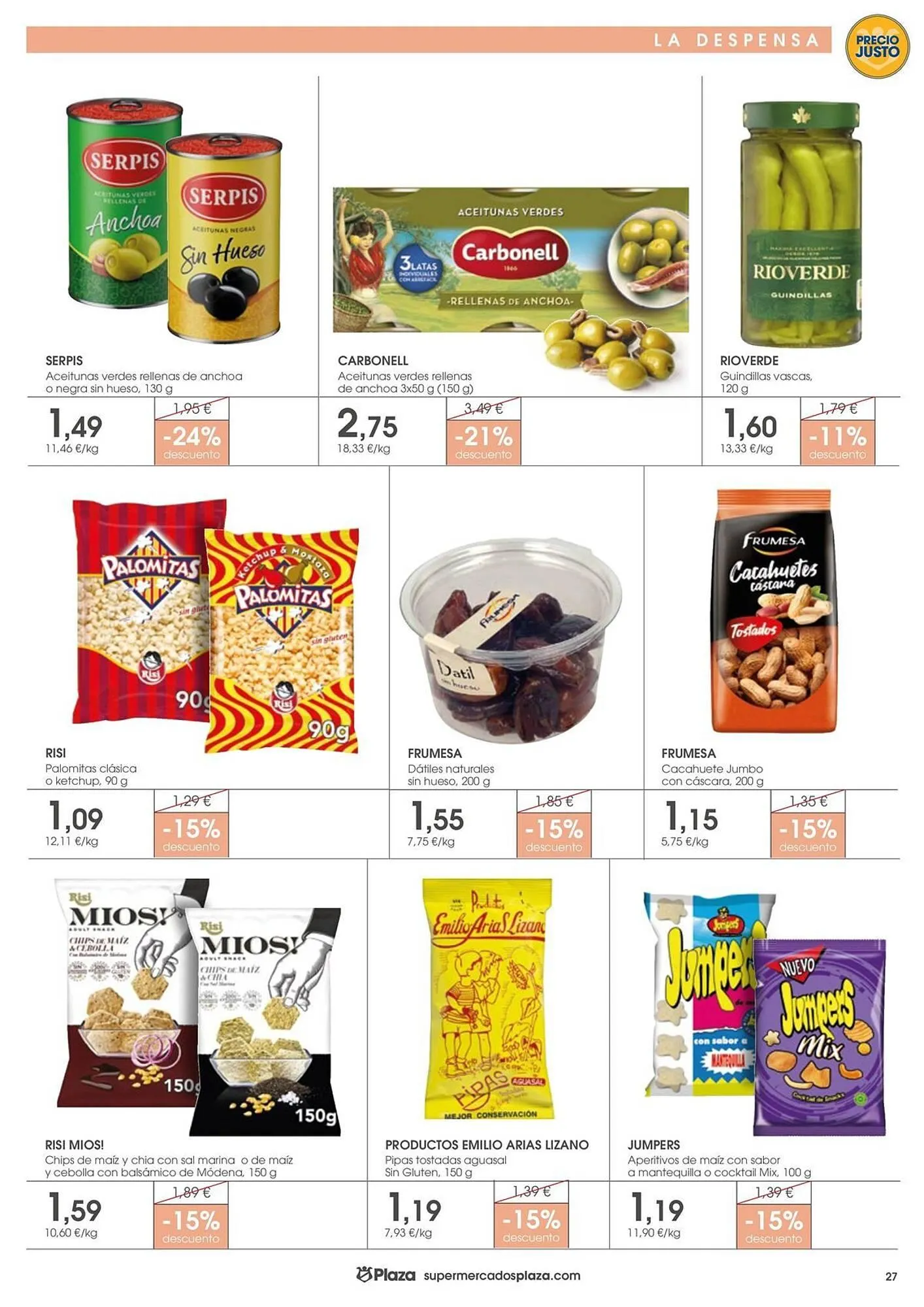 Catálogo de Folleto Supermercados Plaza 9 de enero al 21 de enero 2026 - Página 27