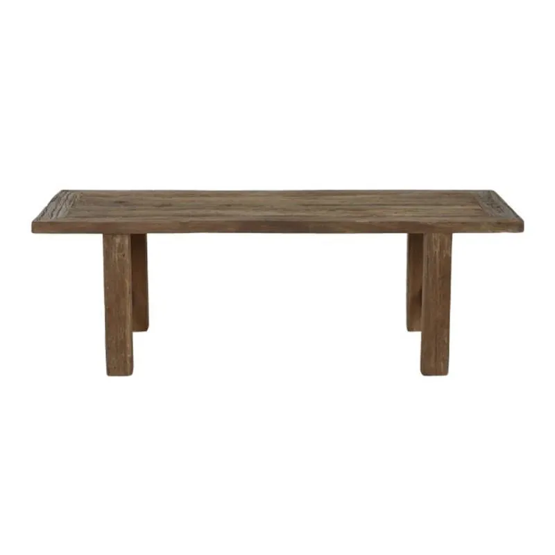 Recycled teak coffee table 140cm