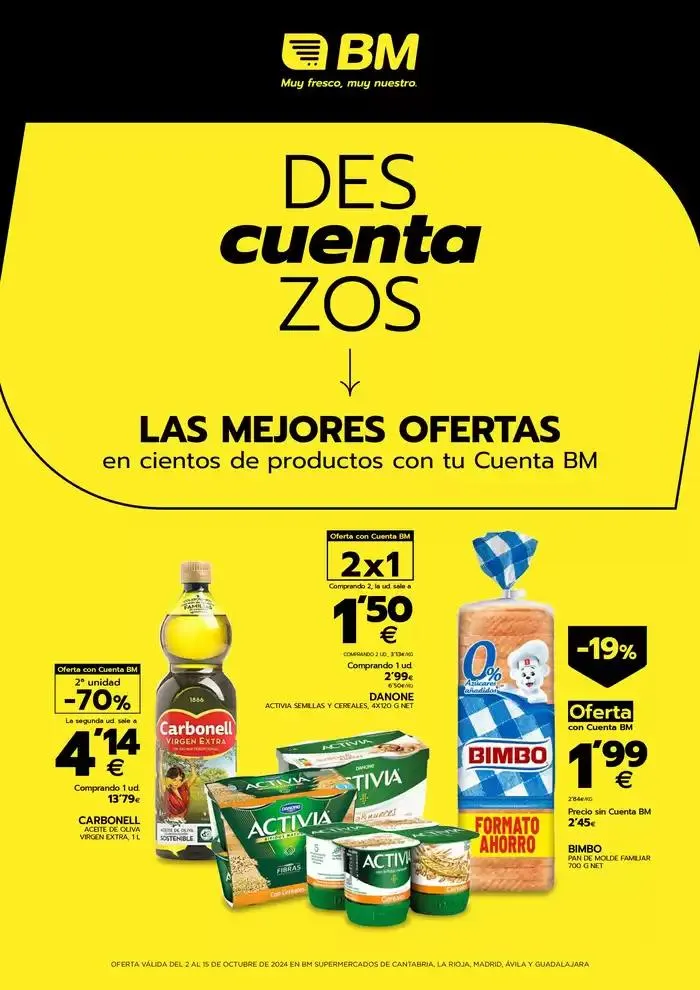 Catálogo de Descuentazos 2 de octubre al 15 de octubre 2024 - Página 1