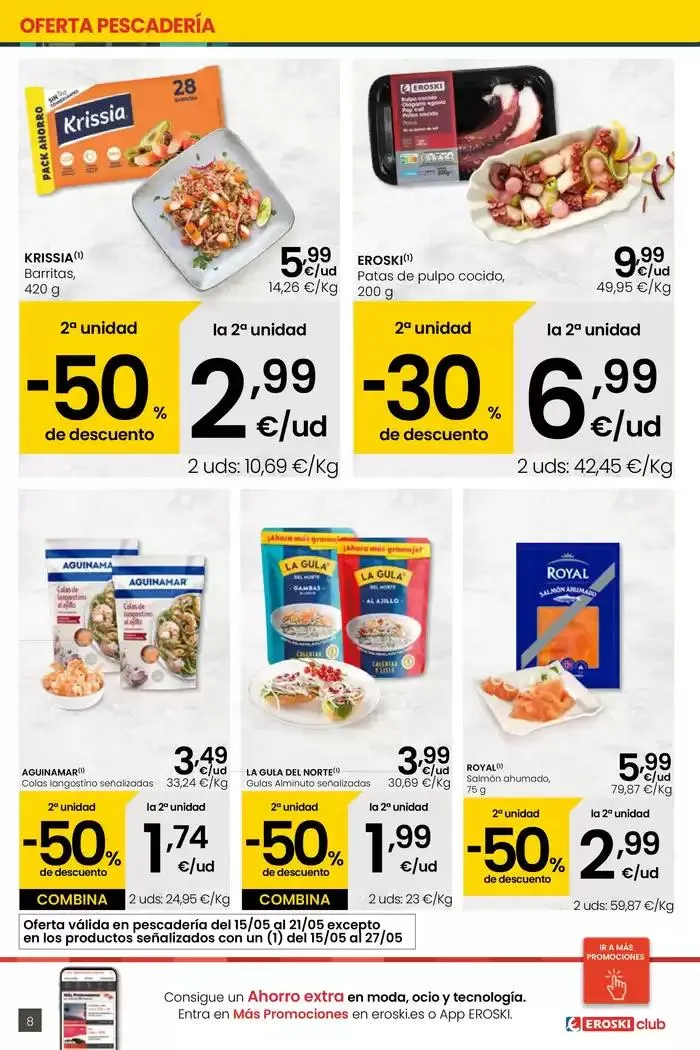 Catálogo de SUMA AHORRO EROSKI CENTER 15 de mayo al 28 de mayo 2025 - Página 8