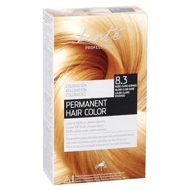 Tinte rubio claro dorado nº8.3 Bonté Professional caja 1 unidad