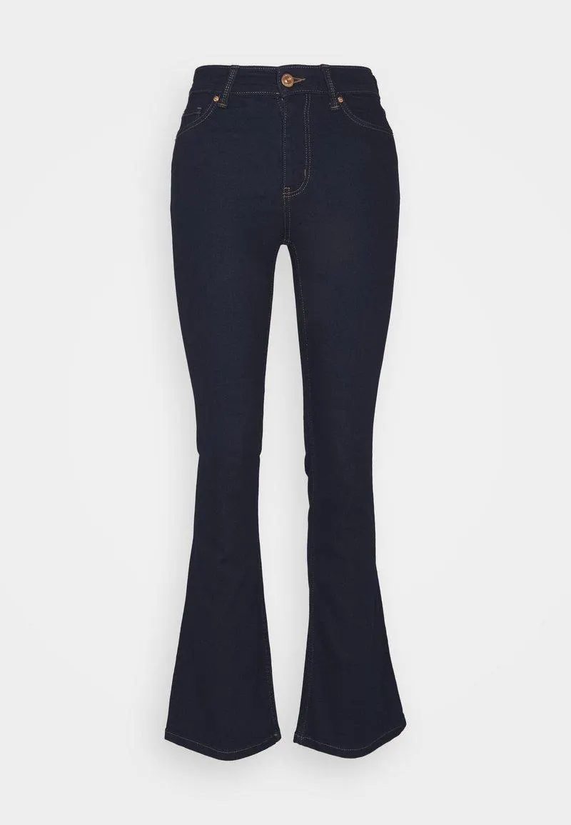 Eva - Vaqueros bootcut - blue denim