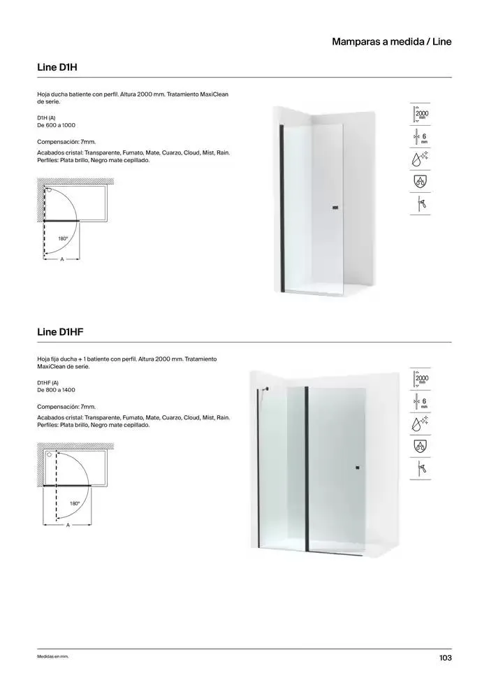 Catálogo de Platos de Ducha, Bañeras y Mamparas 9 de enero al 31 de diciembre 2025 - Página 105