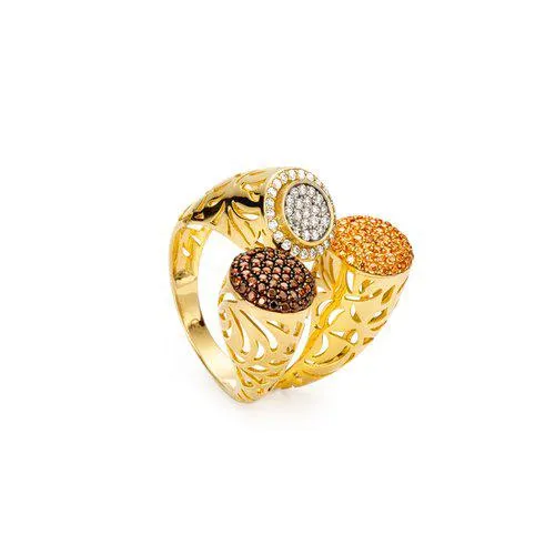 Anillo triple shine Oro