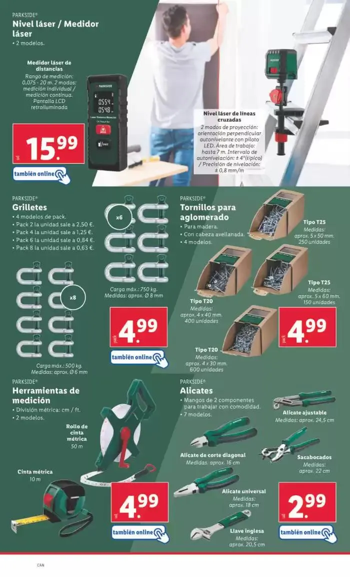 Catálogo de ¡Bazar Lidl! Ofertas válidas del 21/04 al 27/04 21 de abril al 27 de abril 2025 - Página 24