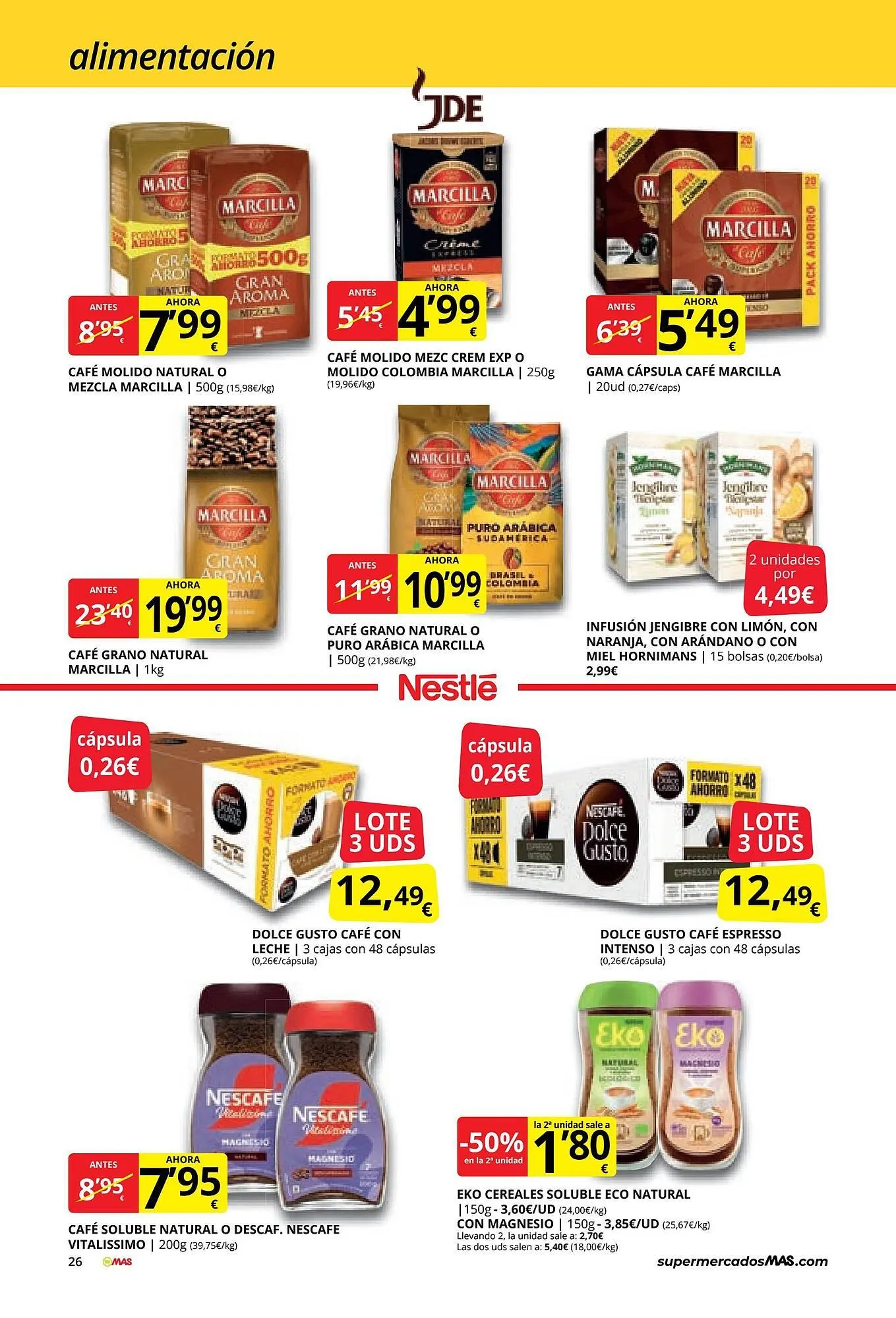 Catálogo de Folleto Supermercados MAS 3 de marzo al 26 de marzo 2026 - Página 26