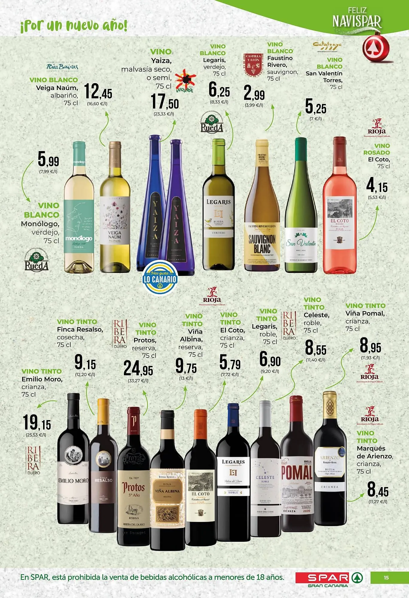 Catálogo de Folleto SPAR Gran Canaria 30 de diciembre al 5 de enero 2026 - Página 15