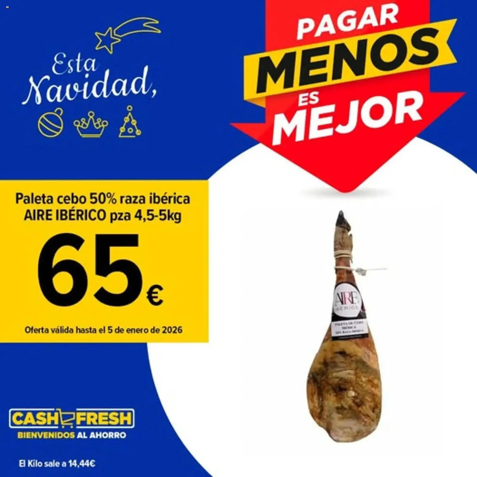 Catálogo de Folleto Cash Fresh 22 de diciembre al 5 de enero 2026 - Página 1