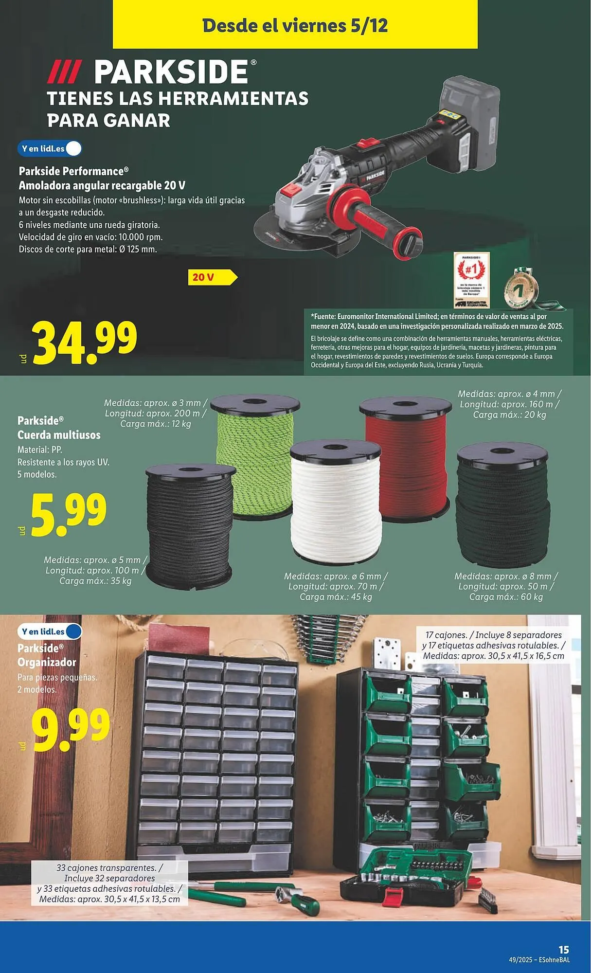 Catálogo de Catálogo Lidl 1 de diciembre al 7 de diciembre 2025 - Página 37