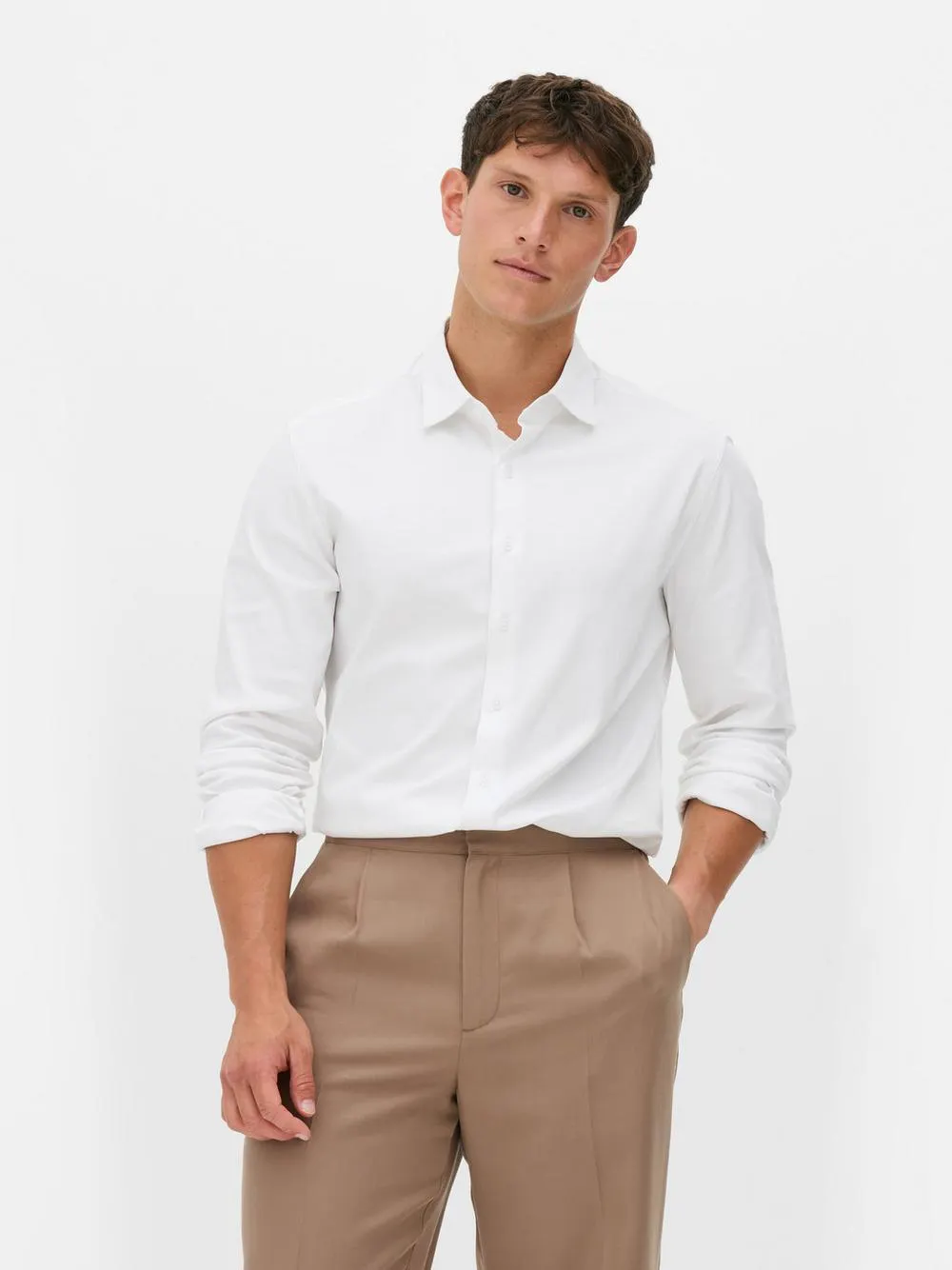 Camisa botões mercerizado Kem