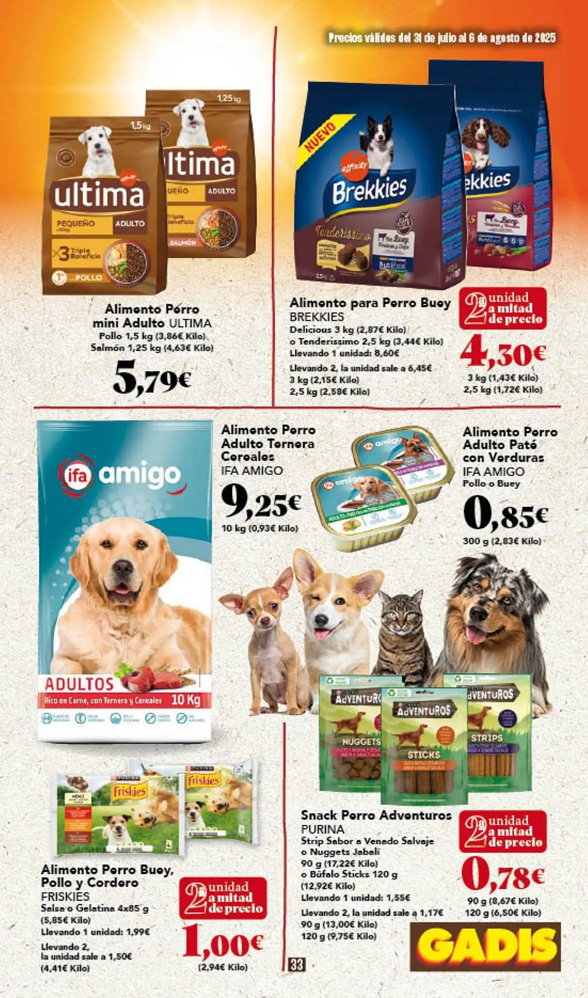 Catálogo de Folleto Gadis 31 de julio al 6 de agosto 2025 - Página 33