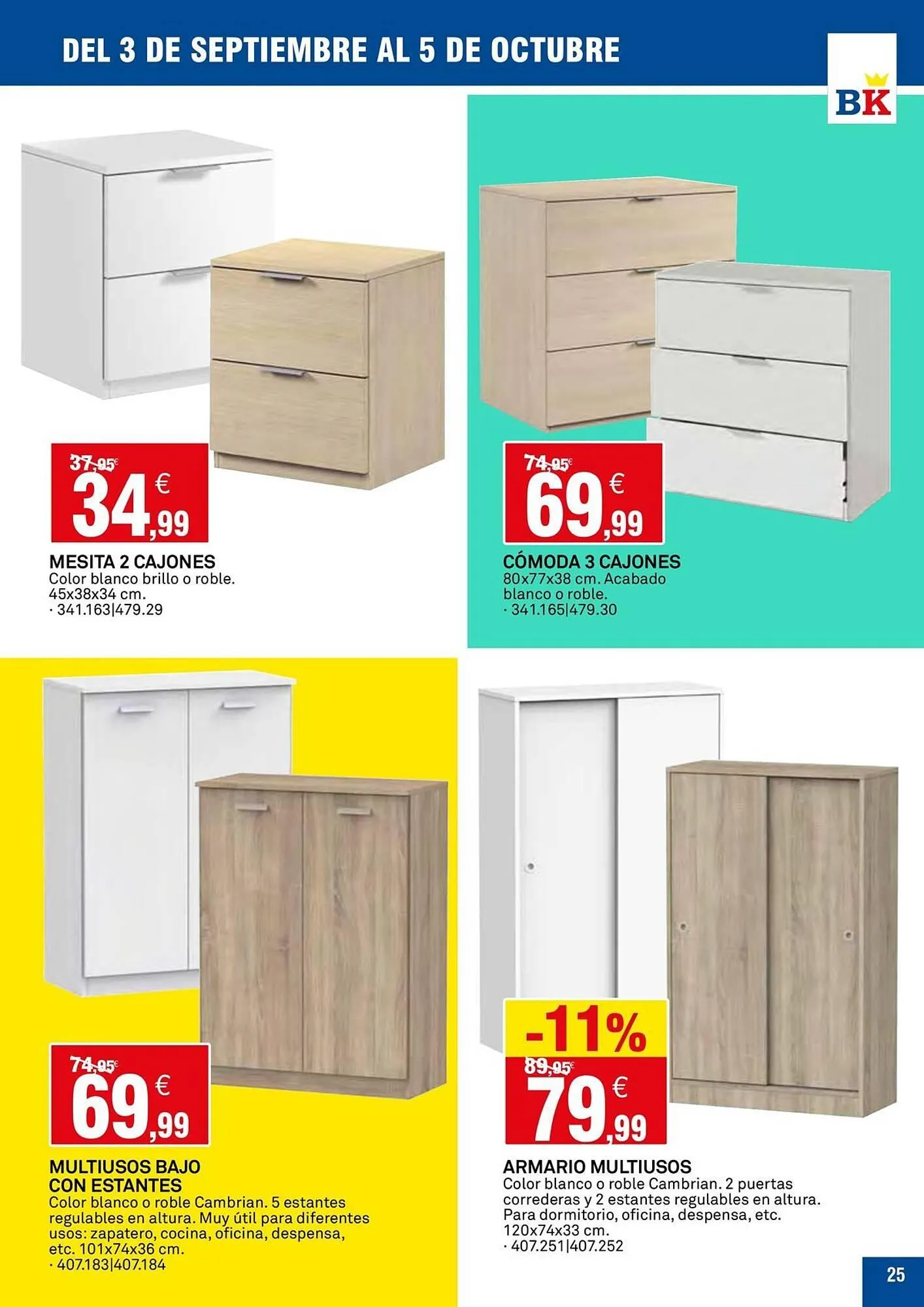 Catálogo de Catálogo Bricoking 3 de septiembre al 15 de octubre 2025 - Página 25