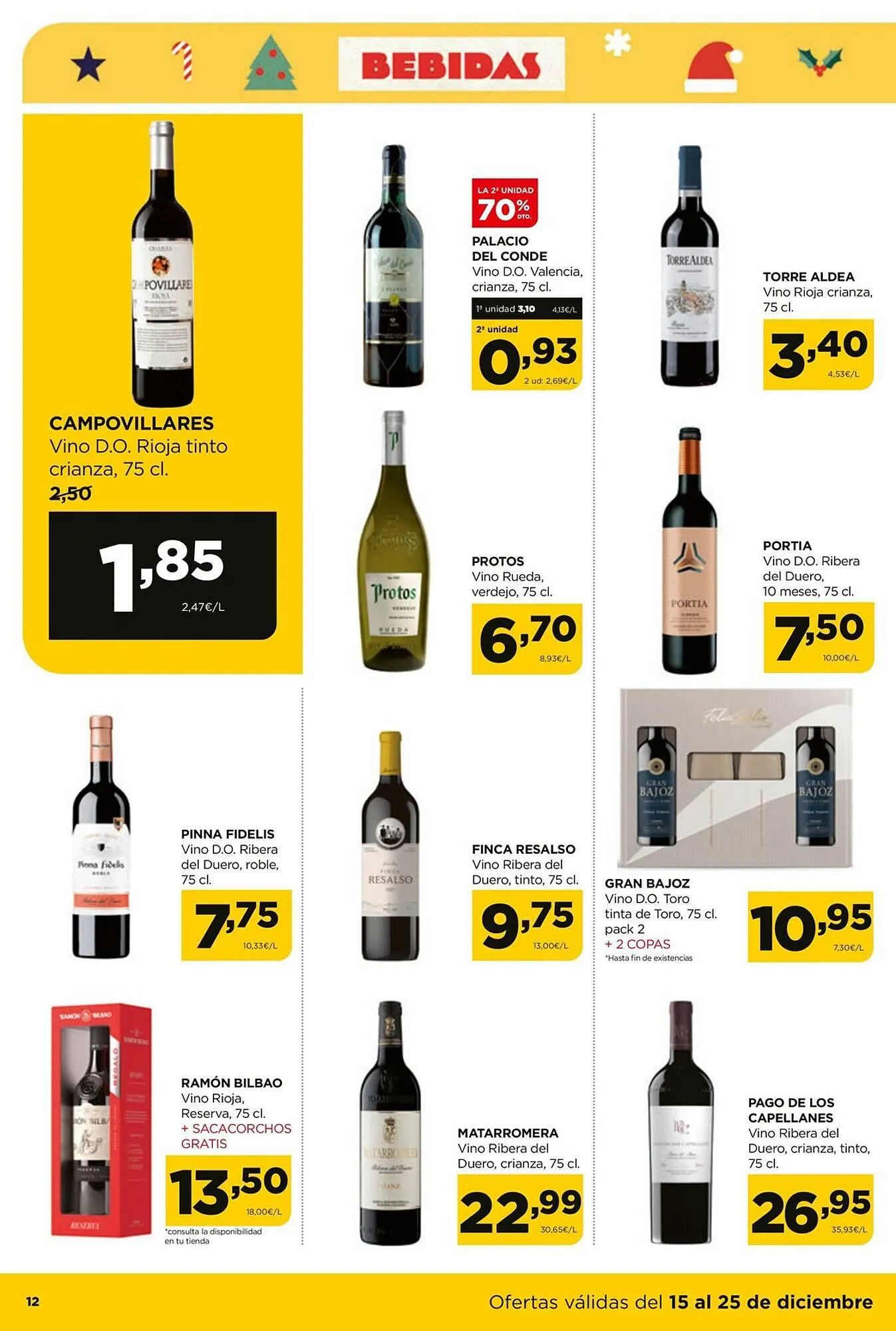 Catálogo de Folleto Alimerka 15 de diciembre al 25 de diciembre 2025 - Página 12