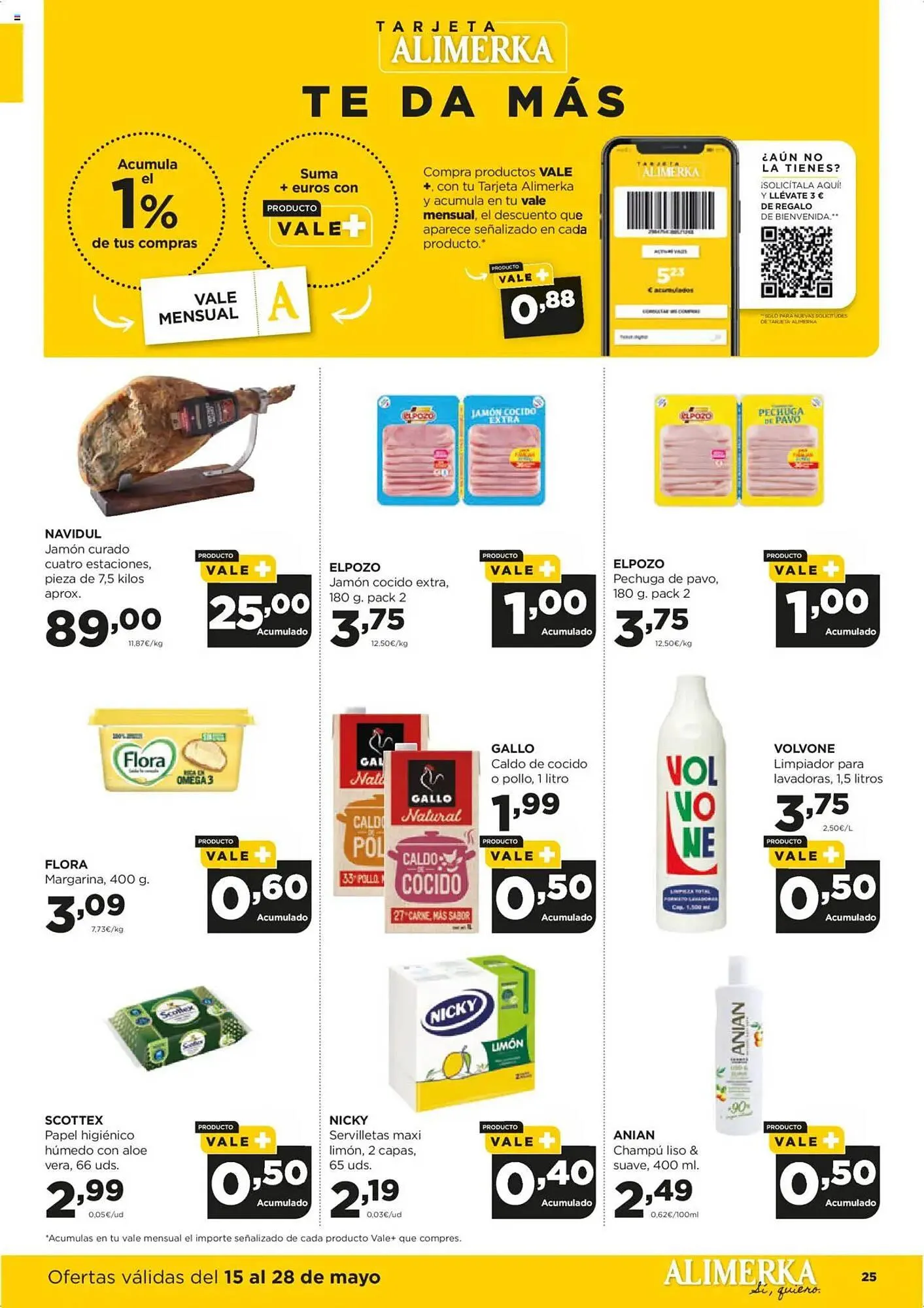 Catálogo de Folleto Alimerka 15 de mayo al 28 de mayo 2025 - Página 25