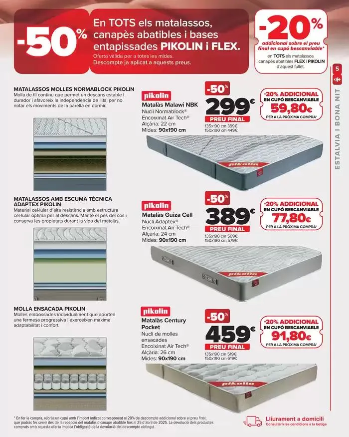 Catálogo de COLCHONES 25 de febrero al 24 de marzo 2025 - Página 5