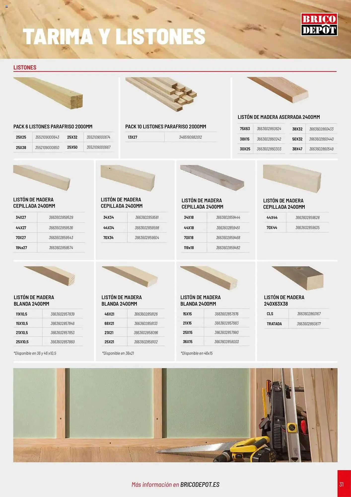 Catálogo de Folleto Brico Depôt 1 de abril al 31 de diciembre 2025 - Página 31
